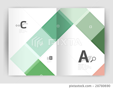 Business a4 business brochure geometrical template 28780690
