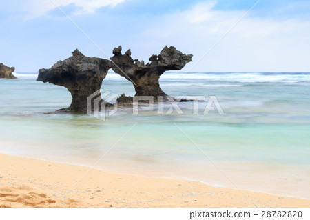 Koryu Island island Heart rocksteen beach Koryu Island island Heart rocksteen beach 28782820
