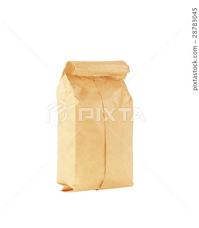 Paper bag on white background Paper bag on white background 28783045