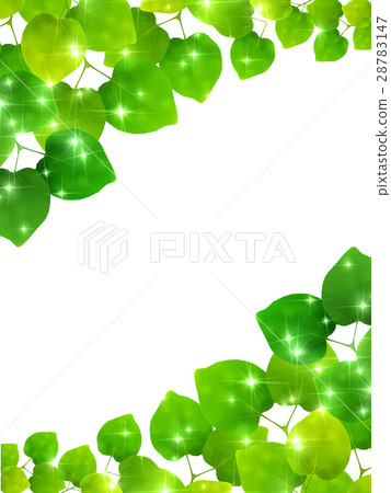  New green leaf green background 28783147