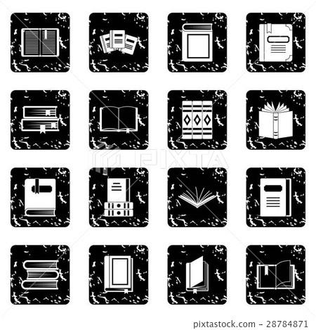 Books icons set Books icons set 28784871