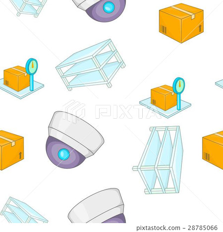 Warehouse pattern, cartoon style Warehouse pattern, cartoon style 28785066