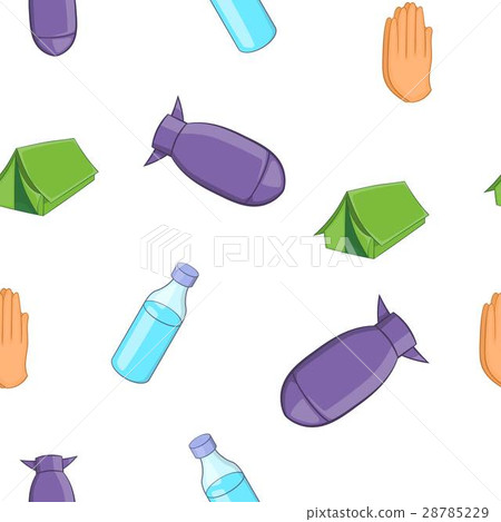 Refugees pattern, cartoon style 28785229