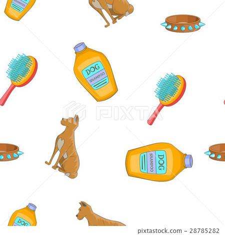 Pet dog pattern, cartoon style 28785282