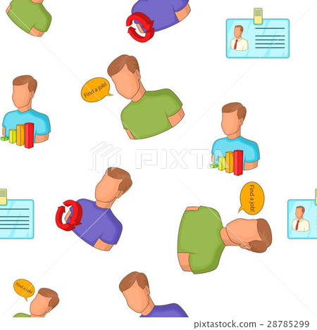 Team pattern, cartoon style 28785299