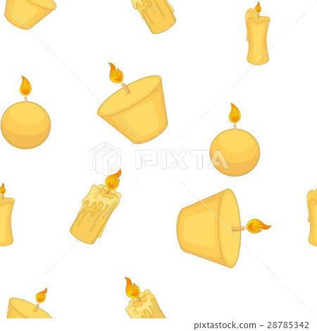 Candle light pattern, cartoon style Candle light pattern, cartoon style 28785342