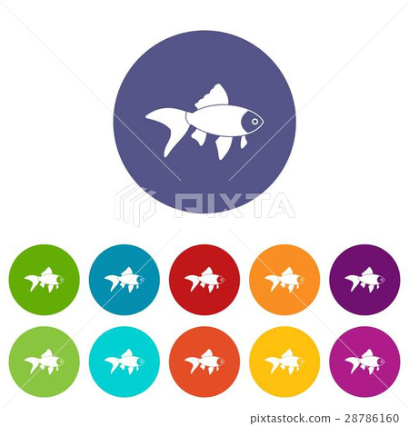 Fish set icons Fish set icons 28786160