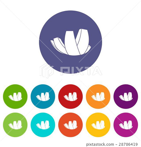 ArtScience Museum in Singapore set icons ArtScience Museum in Singapore set icons 28786419