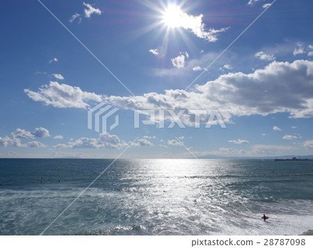 Kamakura High school sea view from before 28787098