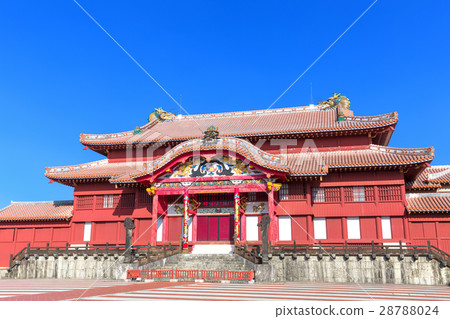 Shuri城堡發光在沖繩_晴朗 Shuri城堡發光在沖繩_晴朗 28788024