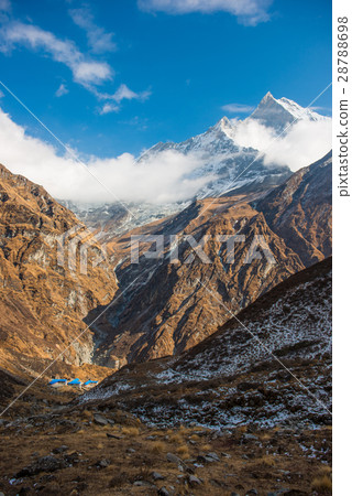 Machhapuchhre beautiful snow mountain  28788698