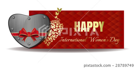 Red banner for International Womens Day Red banner for International Womens Day 28789749