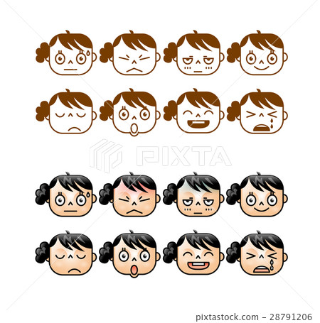 Expression Of Emotions - Stock Illustration [28791206] - Pixta