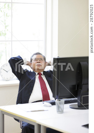 A businessman looking up A businessman looking up 28792025
