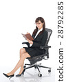 Woman in cool suit looks like a suit 28792285