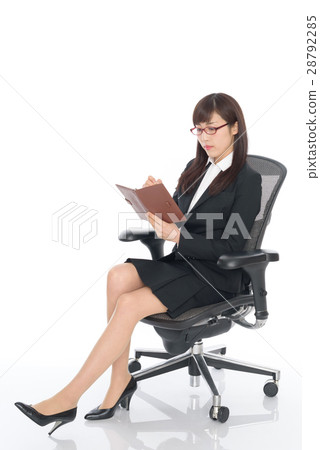 Woman in cool suit looks like a suit 28792285
