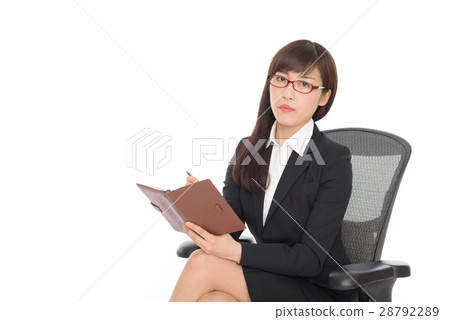 酷西裝的女人看起來像一套西裝 28792289