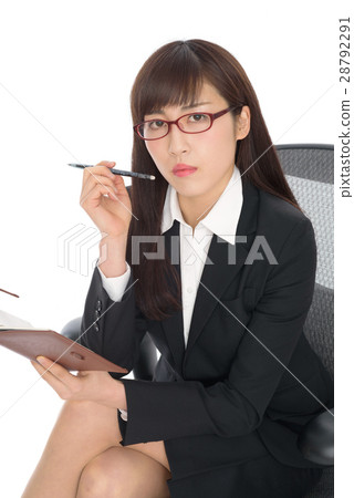 酷西裝的女人看起來像一套西裝 28792291