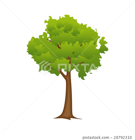 abstract tree in flat style 28792310