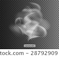 Smoke with black transparent background. Overlay 28792909