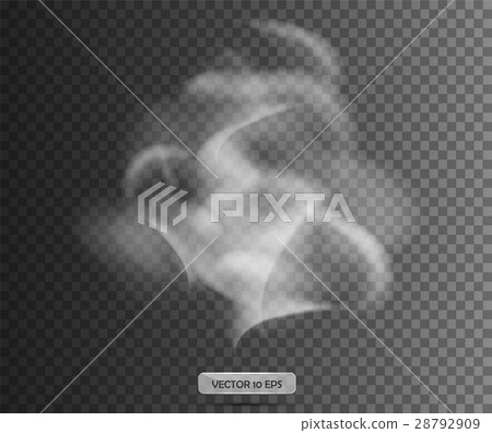 Smoke with black transparent background. Overlay 28792909