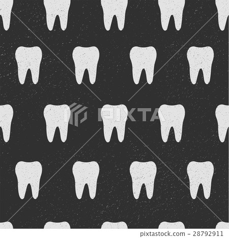 Tooth. Seamless pattern. White teeth isolated on Tooth. Seamless pattern. White teeth isolated on 28792911