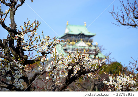 大阪城公園在早春 28792932