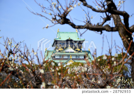 大阪城公園在早春 28792933