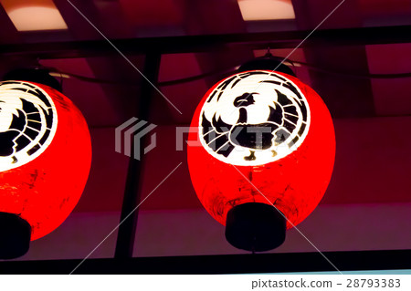 Japanese red lanterns Japanese red lanterns 28793383