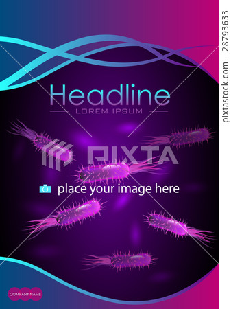 Magazine cover design in A4. Book. Vector. 28793633