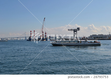 從Purikan-san橋觀看橫濱港和海鱸 28793753