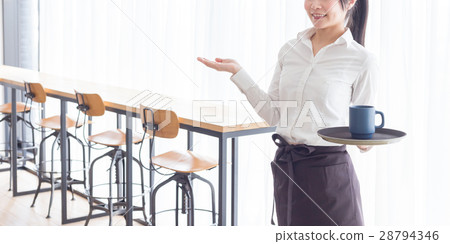 Cafe clerk Cafe clerk 28794346