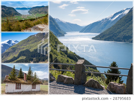 scenic landscapes of the Norwegian fjords. scenic landscapes of the Norwegian fjords. 28795683