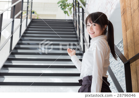 Cafe clerk Cafe clerk 28796046