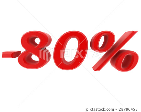 3d image 80 percent off digits 28796455