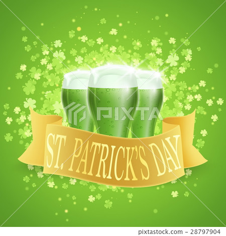 Saint Patricks Day Card 28797904