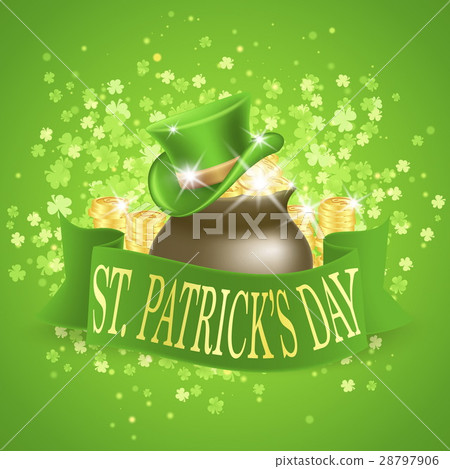 Saint Patricks Day Card 28797906
