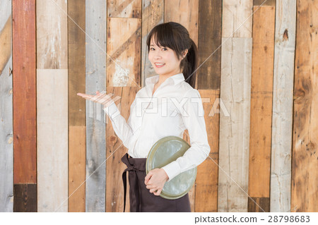 Cafe clerk Cafe clerk 28798683