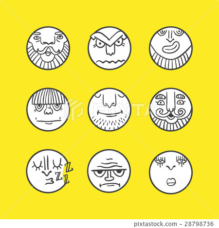 Emoticons collection 28798736