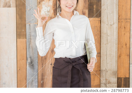 Cafe clerk Cafe clerk 28798773