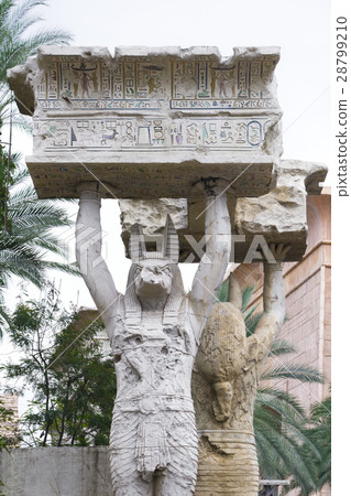 The Old Ancient Egyptian Statue 28799210