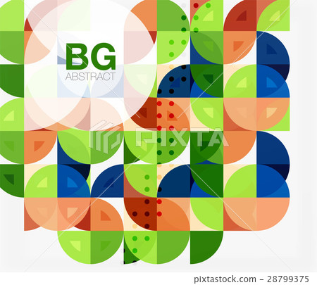 Modern elegant geometric circles abstract 28799375