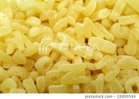 Closeup background of pasta in the form of letters 28800584