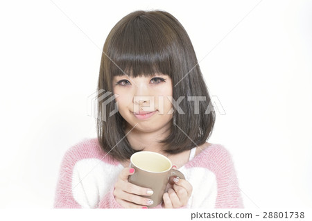 Young lady relaxing image 28801738