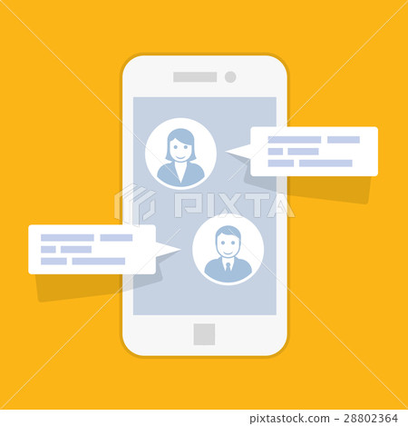 Sms messenger service interface - texting  28802364