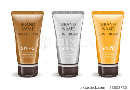 Sunscreen cream realistic package set, isolated on Sunscreen cream realistic package set, isolated on 28802780