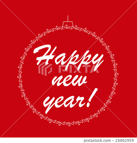 Happy New Year. Illustration Happy New Year. Illustration 28802959