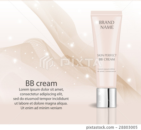 Realistic BB cream, foundation design template for Realistic BB cream, foundation design template for 28803005