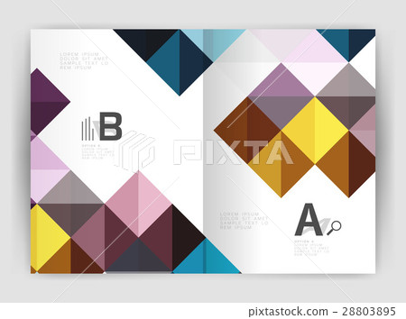 Vector square minimalistic abstract background 28803895