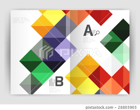 Vector square minimalistic abstract background 28803903